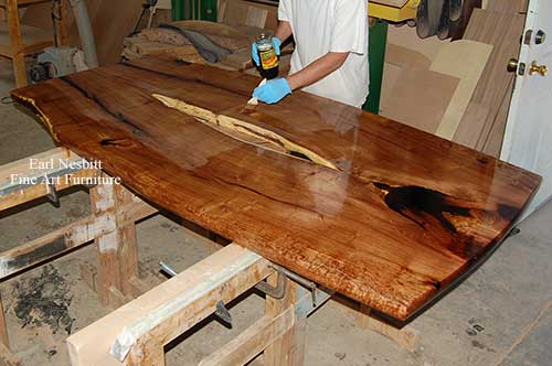 oiling the slabs oiling the slabs